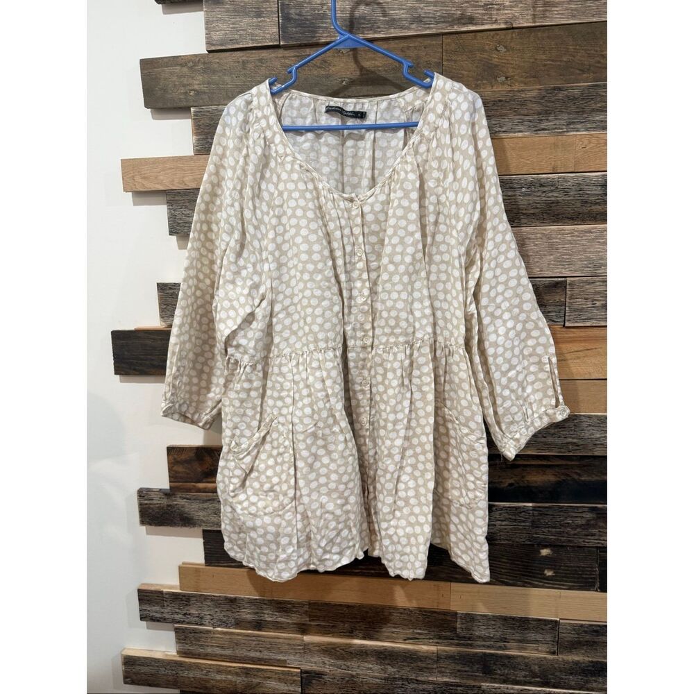 Gudrun Sjoden top blouse sz XL